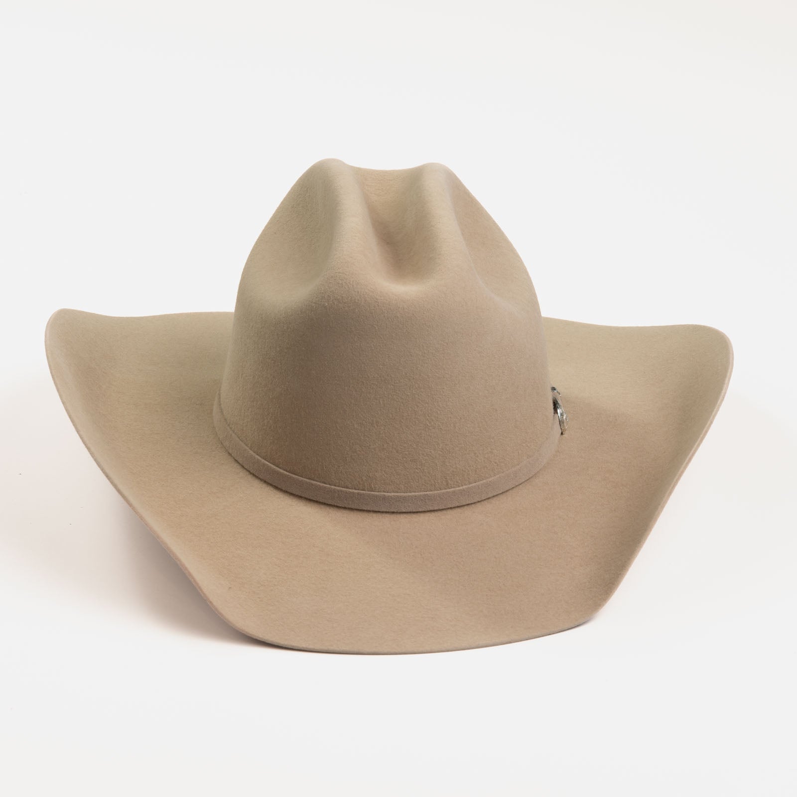 6X Lockhart fawn cowboy hat back angle