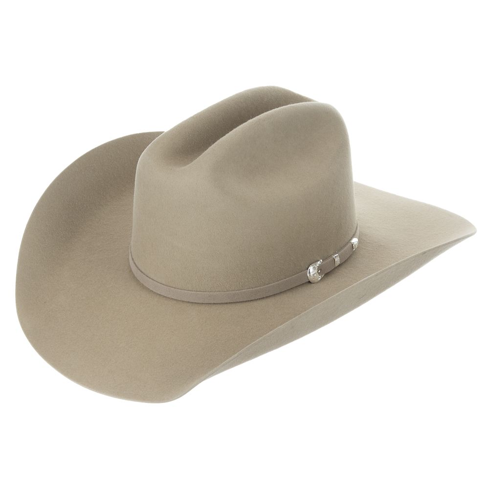 6X Lockhart fawn cowboy hat three-quarter angle