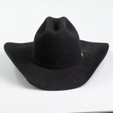 5X Fort Worth black cowboy hat back angle