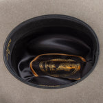5X Fort Worth natural cowboy hat under brim angle