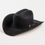 5X Dorado black cowboy hat three-quarter angle