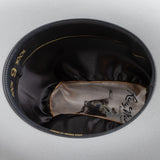 6X Real platinum cowboy hat under side