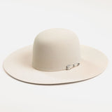 10X Douglas Open Crown belly cowboy hat three-quarter angle