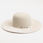 10X Douglas Open Crown belly cowboy hat side angle