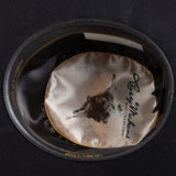 10X Douglas Open Crown black cowboy hat under brim angle