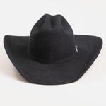 10X Douglas black cowboy hat back angle