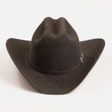 10X Jerarca brown cowboy hat back angle