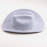 100X Independencia platinum cowboy hat left side angle