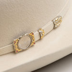 100X Independencia belly cowboy hat close-up three-quarter angle