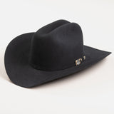 100X Independencia black cowboy hat three-quarter angle