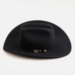100X Independencia black cowboy hat left-side angle