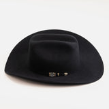 100X Independencia black cowboy hat left-side angle