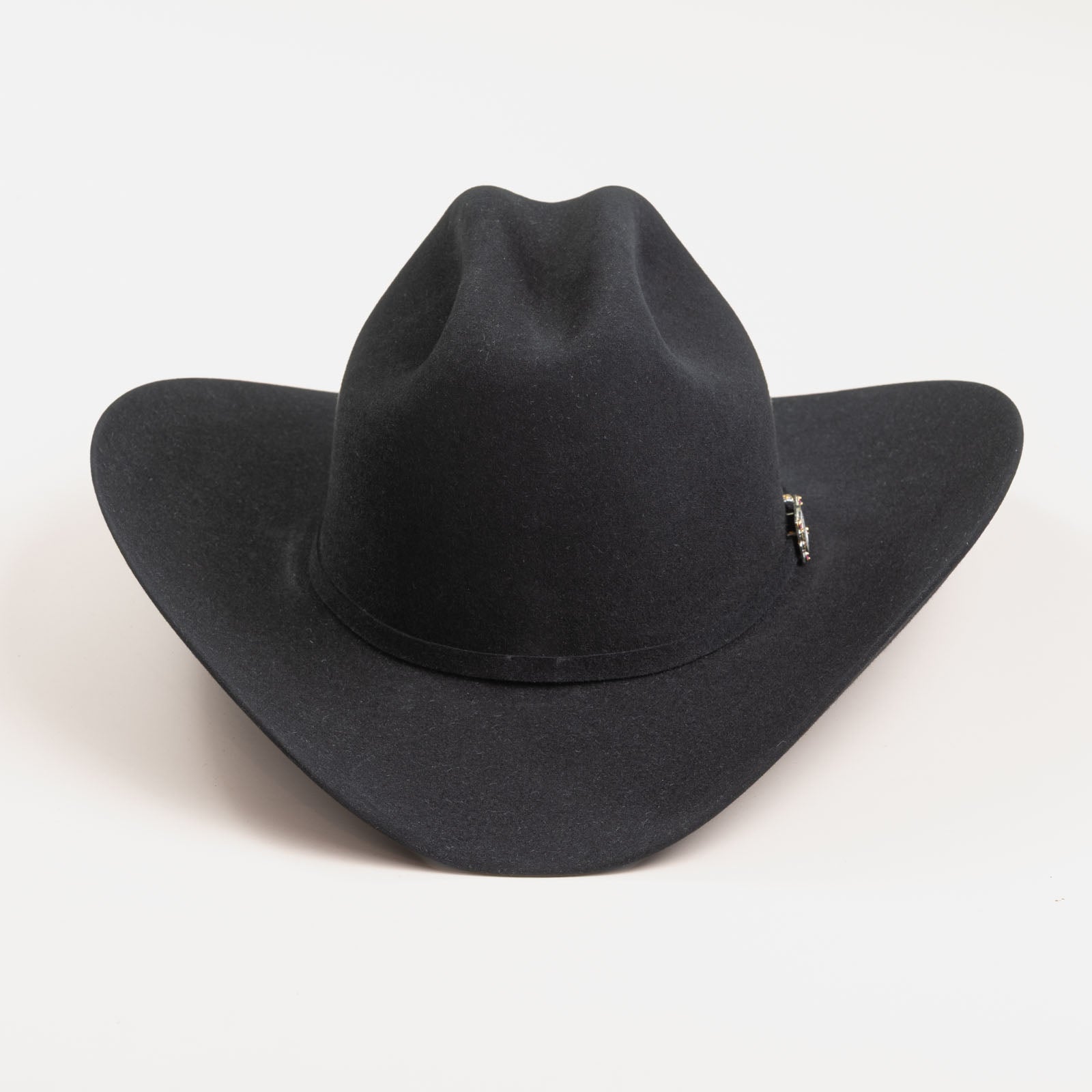 100X Independencia black cowboy hat back angle