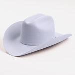 100X Independencia platinum cowboy hat three-quarter angle