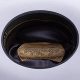 100X Independencia platinum cowboy hat under side angle