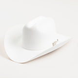 100X Independencia white cowboy hat three-quarter angle