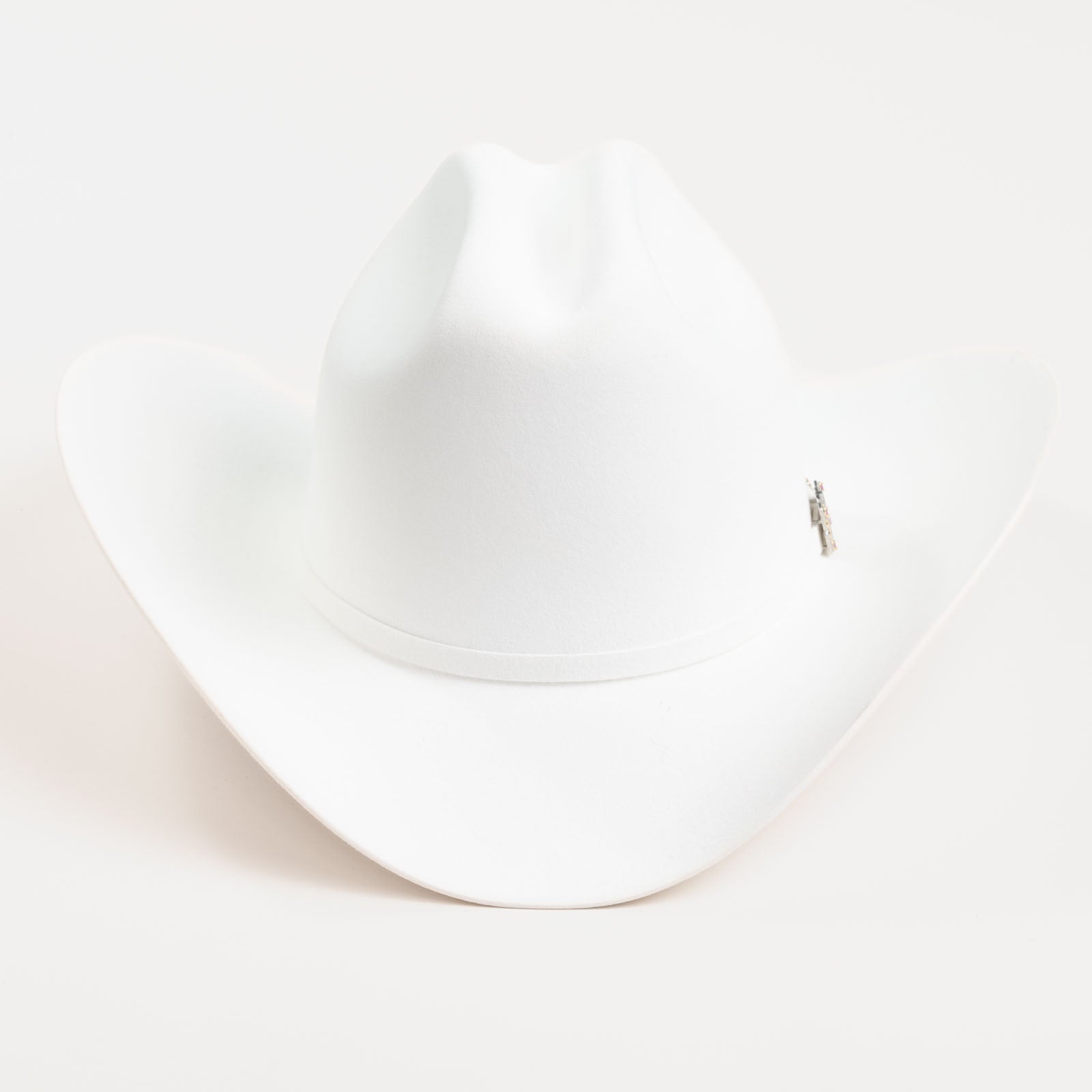 100X Independencia white cowboy hat front angle