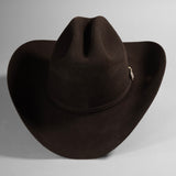 100X Independencia brown cowboy hat front angle