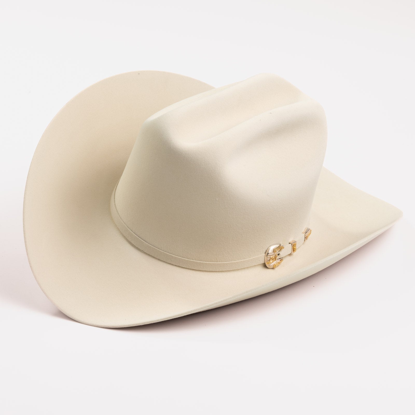 1000X Imperial belly cowboy hat three-quarter angle