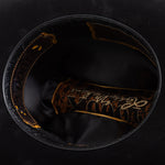 1000X Imperial black cowboy hat under brim angle