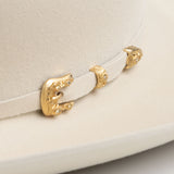 30X Opulento belly cowboy hat close-up three-quarter angle