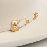 30X Opulento belly cowboy hat close-up three-quarter angle