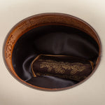 30X Opulento belly cowboy hat under brim angle