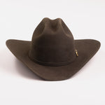 30X Opulento brown cowboy hat front angle