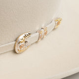 500X Superior belly cowboy hat close-up three-quarter angle