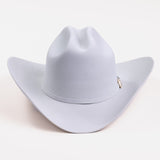 500X Superior platinum cowboy hat front side angle