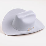 500X Superior platinum cowboy hat three-quarter angle