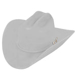 500X Superior platinum cowboy hat three-quarter angle