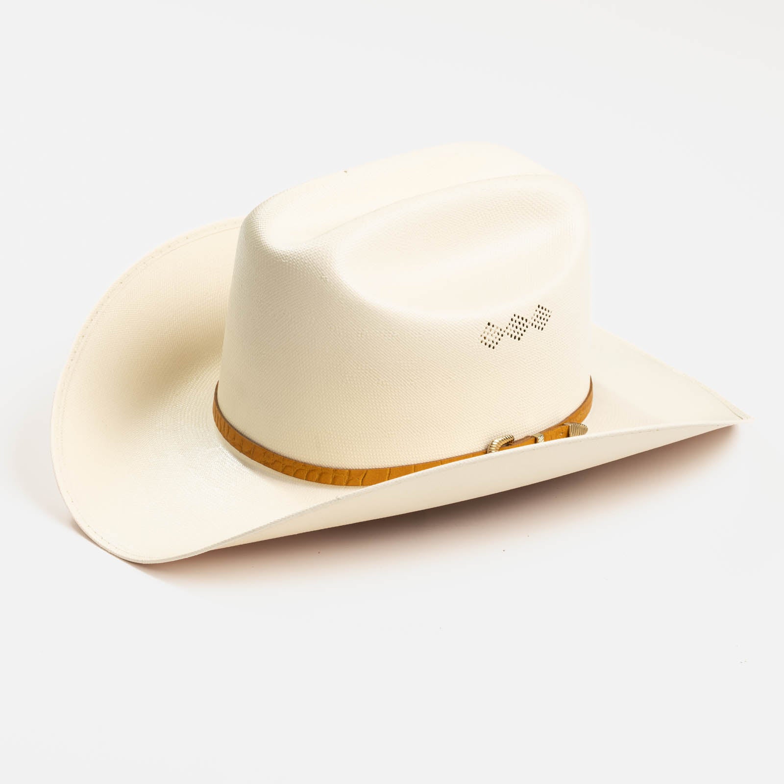 15X El Primero cognac cowboy hat three-quarter angle