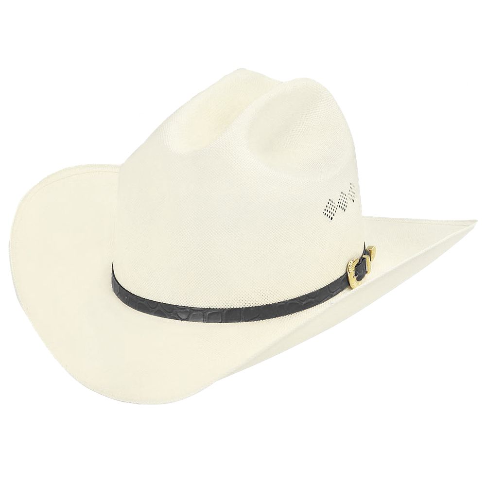 15X El Primero black cowboy hat three-quarter angle