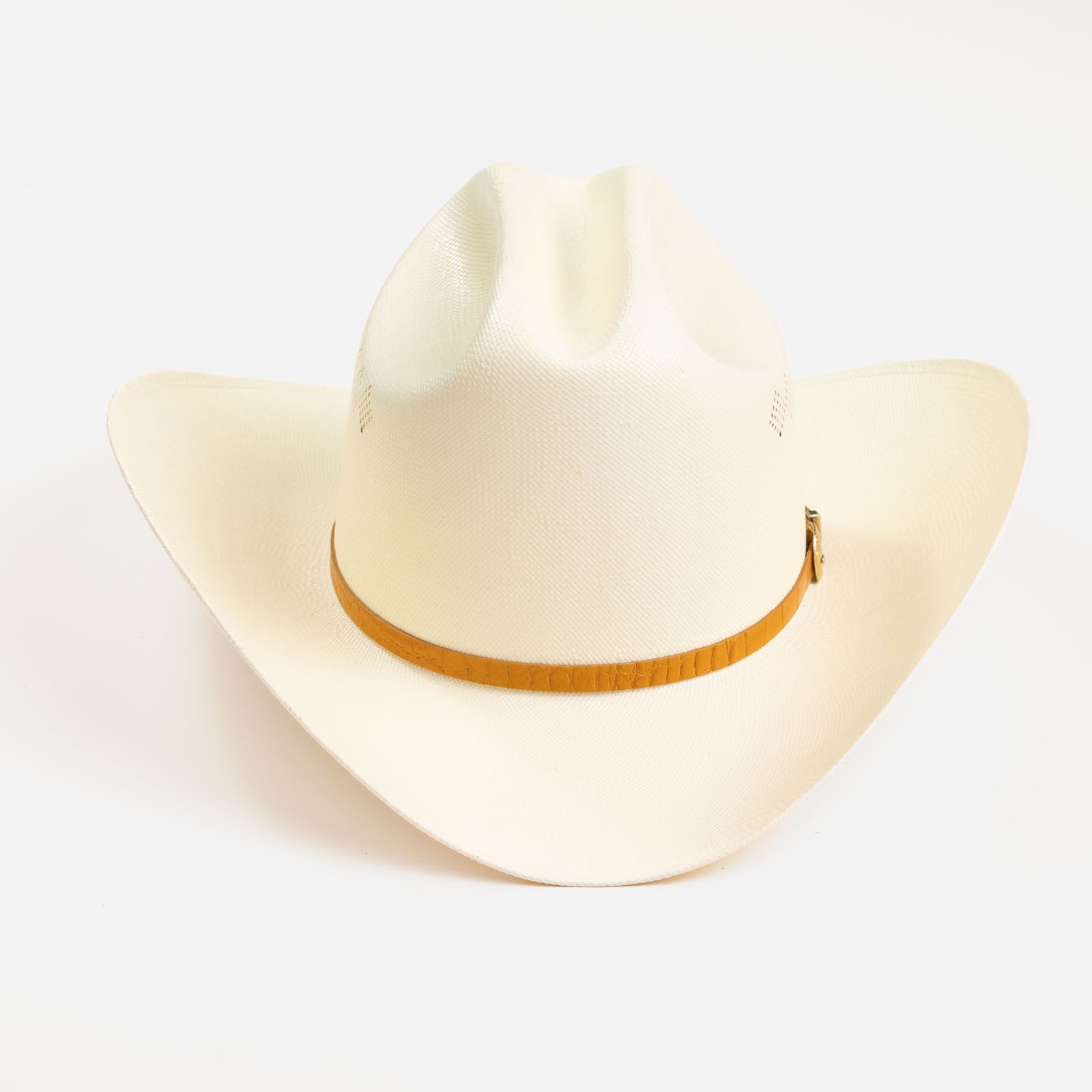 15X El Primero buttercup cowboy hat front  angle