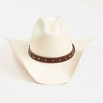 10X Browning brown cowboy hat front angle