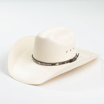 10X Brindle brown cowboy hat three-quarter angle