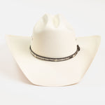 10X Brindle brown cowboy hat front angle