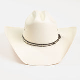 10X Brindle brown cowboy hat front angle