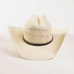 10X Latigo brown cowboy hat front angle