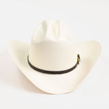 30X Corona black cowboy hat front angle