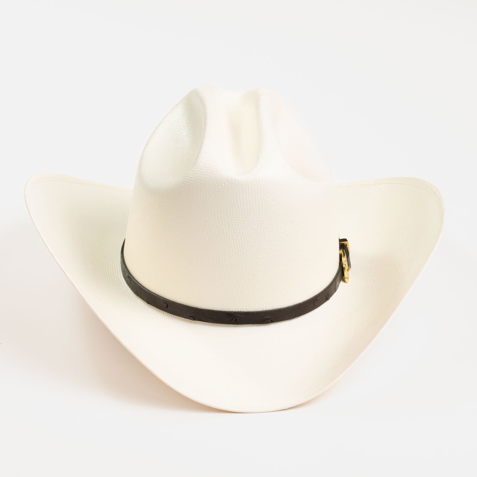 30X Corona black cowboy hat front angle
