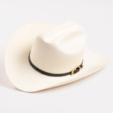30X Corona black cowboy hat three-quarter angle