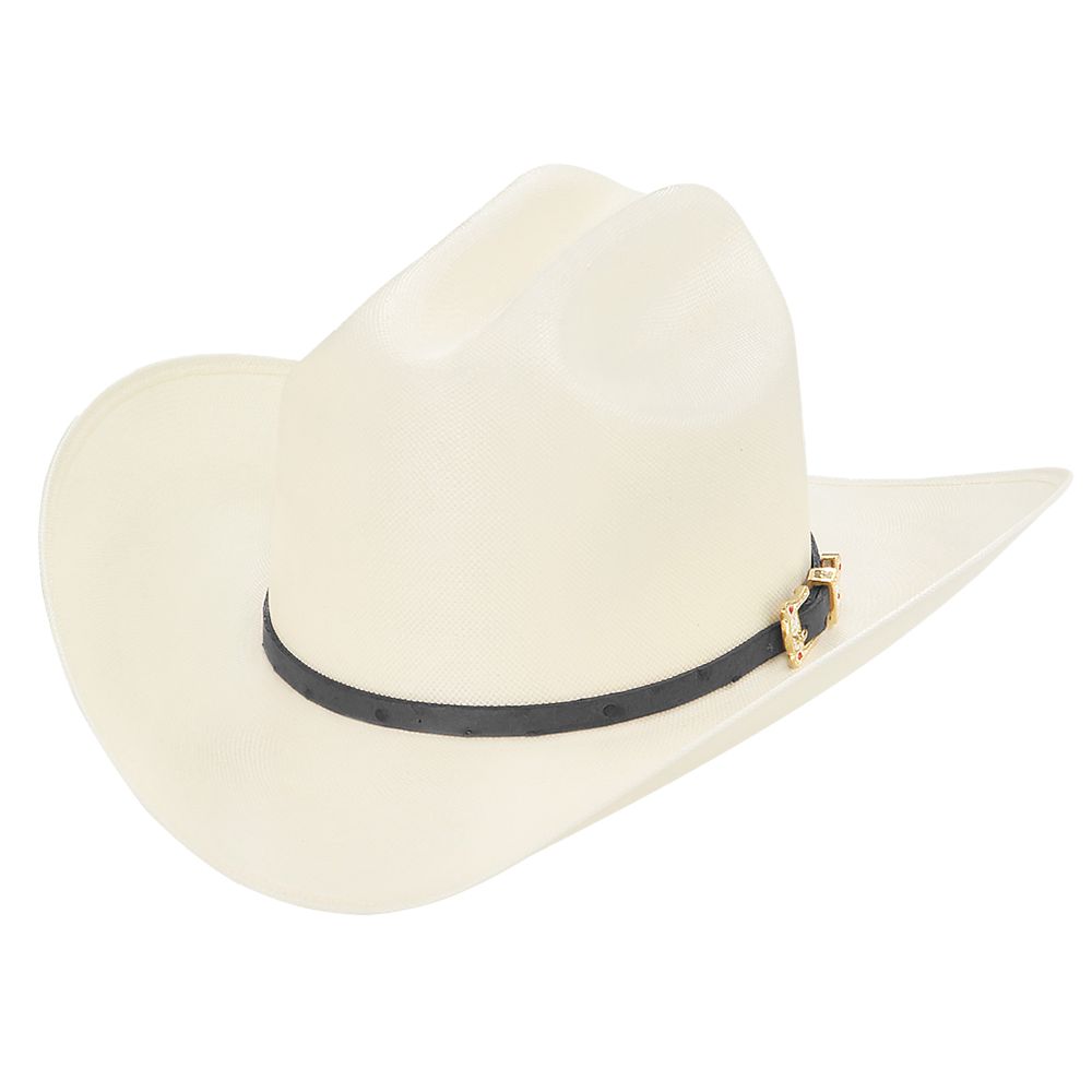 30X Corona black cowboy hat three-quarter angle