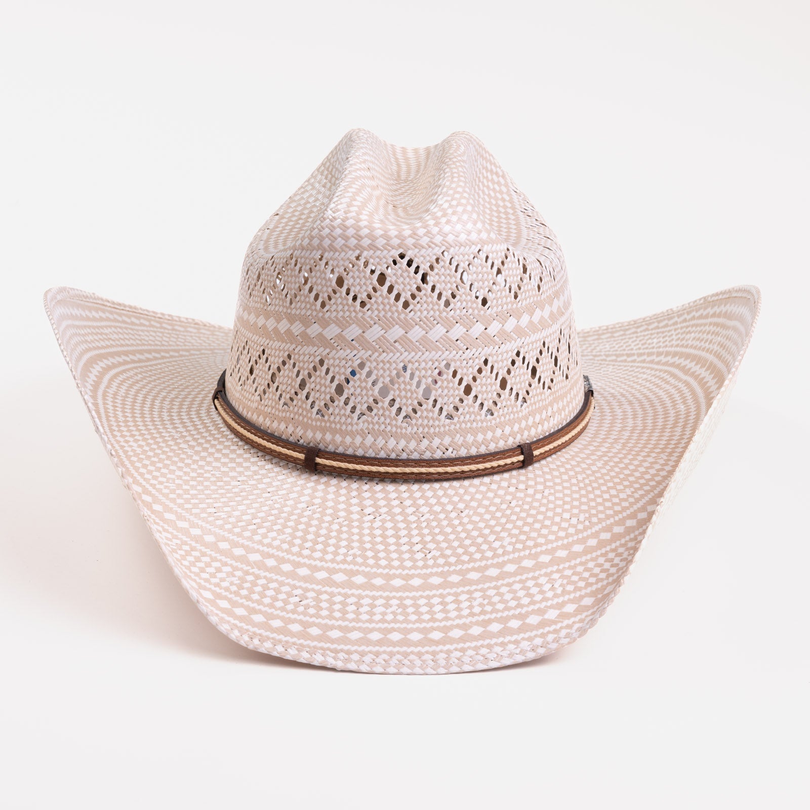 10X Cuerda straw hat front angle