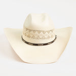 10X Buckthorn brown cowboy hat front angle