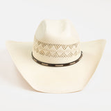 10X Buckthorn brown cowboy hat front angle