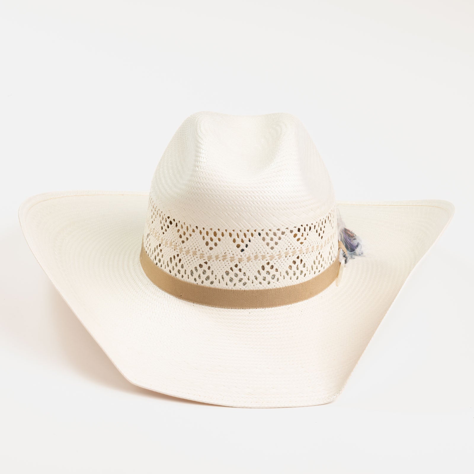 10X Tulsa desert cowboy hat front angle