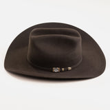 100X Independencia brown cowboy hat side angle
