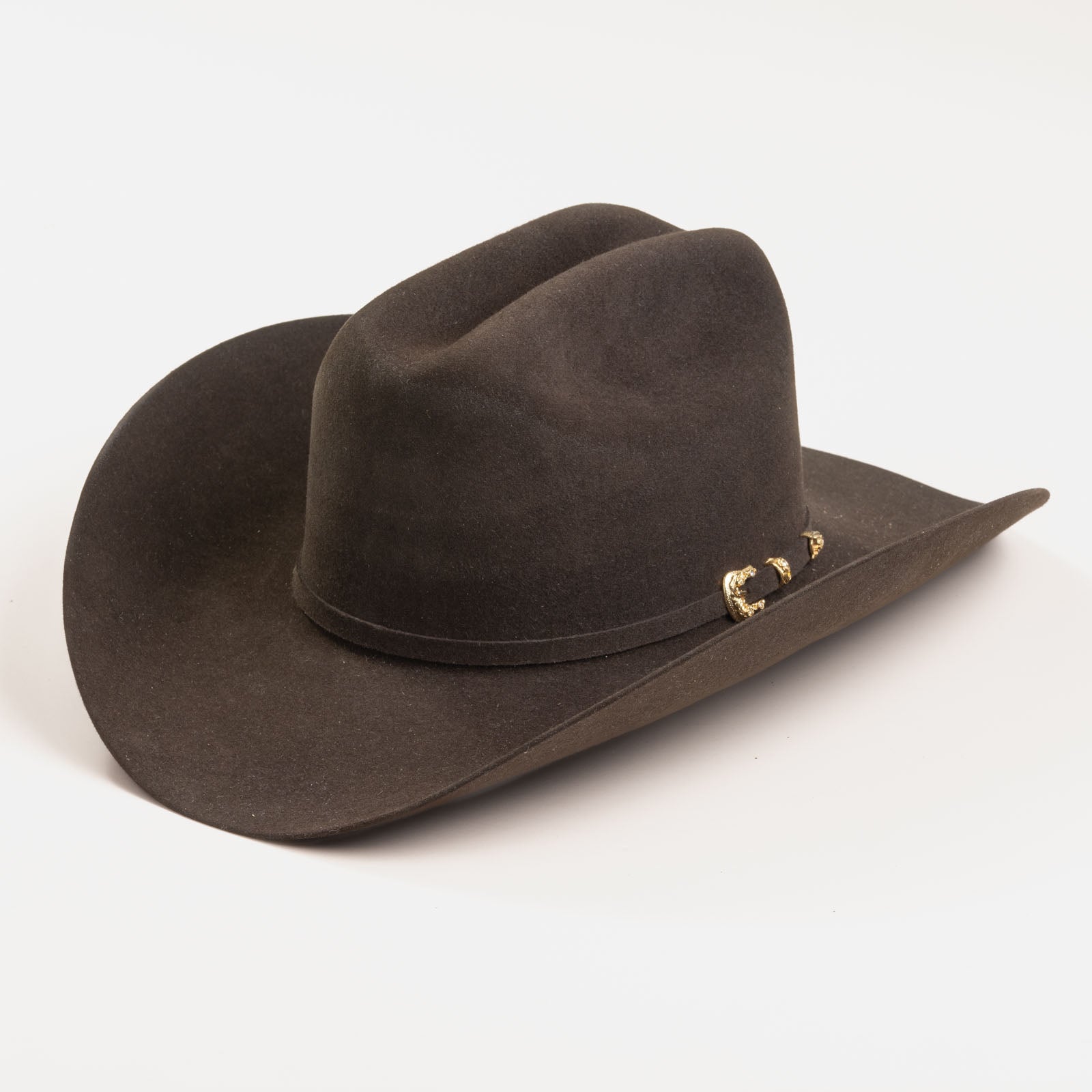 5X Dorado brown cowboy hat three-quarter angle